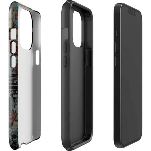 Marvel Classic Comics Iron Man Action Vintage iPhone 15 Pro Impact Case